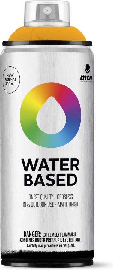 Mtn Water Based Spuitbus verf op waterbasis RV-105 Tangerine 400ml