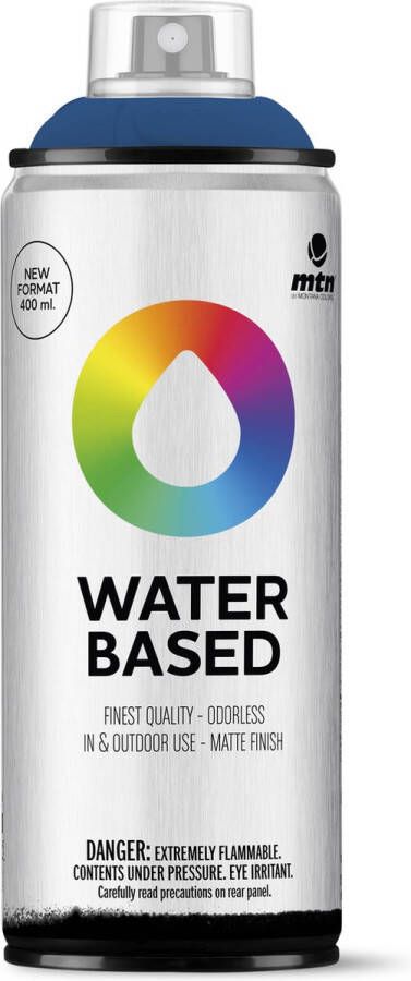 Mtn Water Based Spuitbus verf op waterbasis RV-154 Tornado Blue 400ml
