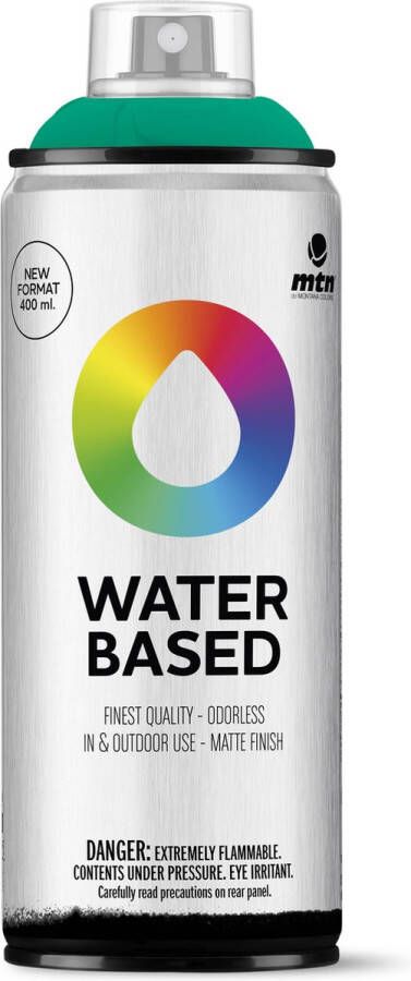 Mtn Water Based Spuitbus verf op waterbasis RV-21 Surgical Green 400ml