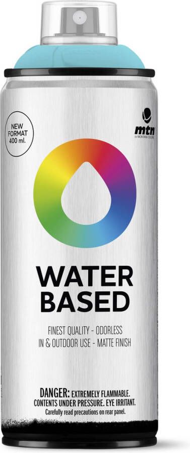 Mtn Water Based Spuitbus verf op waterbasis RV-29 Arctic Blue 400ml
