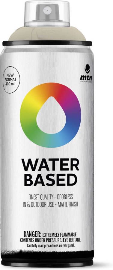 Mtn Water Based Spuitbus verf op waterbasis RV-302 Koala Grey 400ml