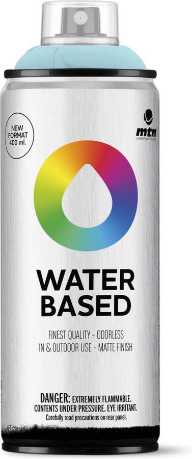 Mtn Water Based Spuitbus verf op waterbasis RV-326 Gumball Blue 400ml