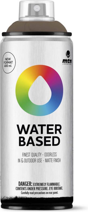 Mtn Water Based Spuitbus verf op waterbasis RV-332 Pinocchio Grey 400ml