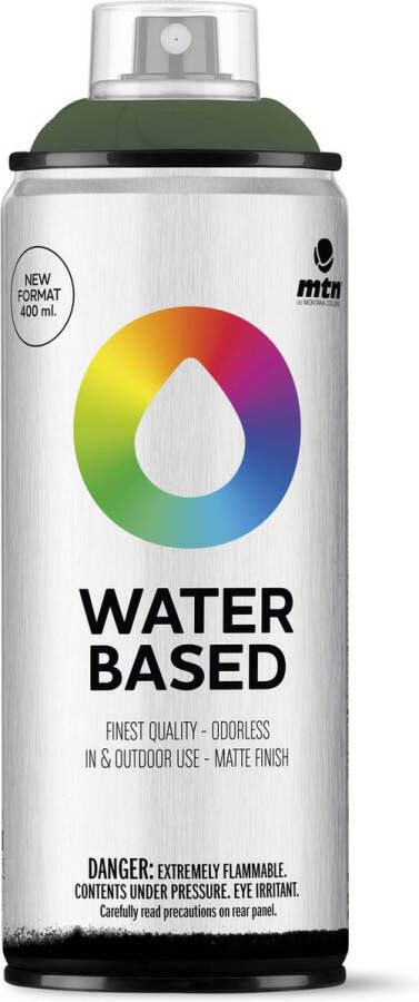 Mtn Water Based Spuitbus verf op waterbasis RV-346 Nebraska Green 400ml