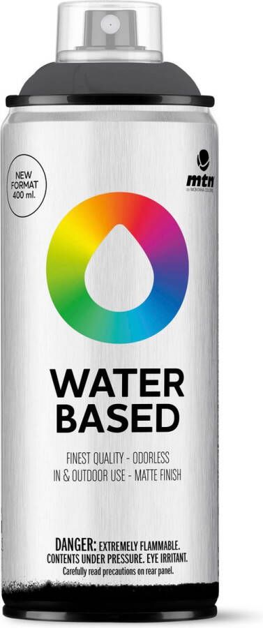 Mtn Water Based Spuitbus verf op waterbasis RV-7016 Anthracite Grey 400ml