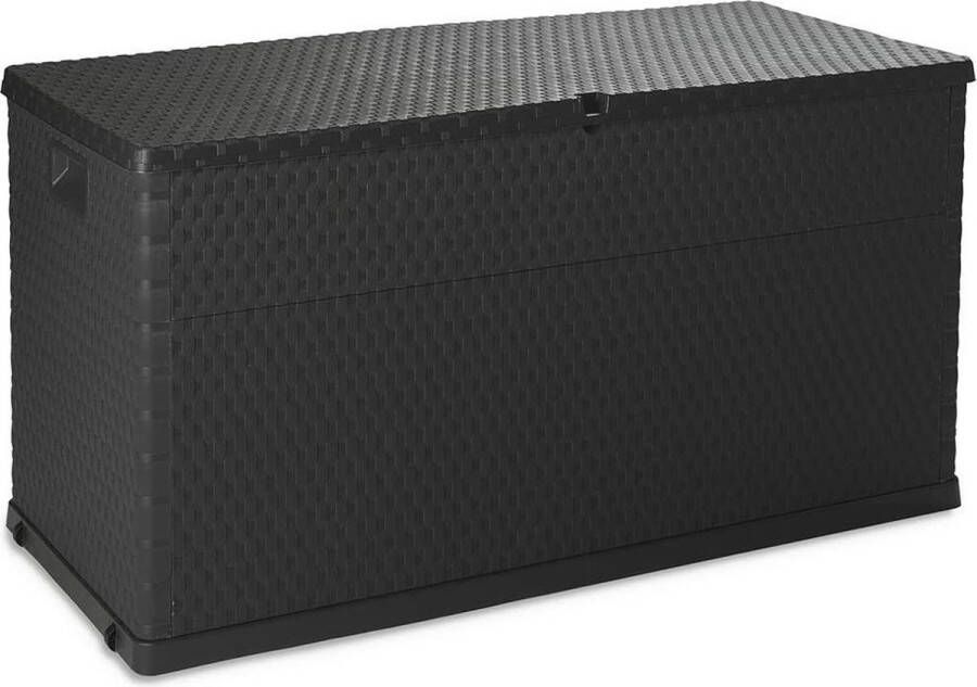 MuCasa Opbergbox voor kussens kussenbox zwart 420L 120 x 56 x 63 cm