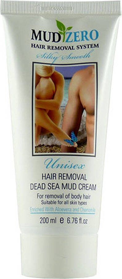 Mud Zero Dead Sea Minerals Ontharingscrème met Dode Zeemodder Unisex Authentic Dead Sea Cosmetics™