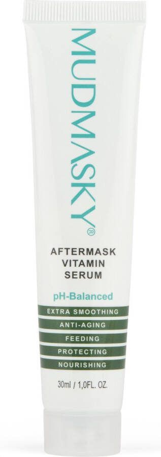 MUDMASKY Anti-veroudering Anti-Aging Serum Gezichtsserum Ook als Oogcreme te gebruiken Parfumloos Aftermask Vitamin Serum Huidveroudering Serum Skin Recovery Masker Serum