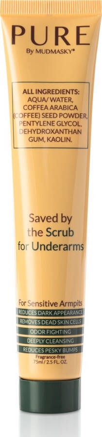 MUDMASKY Body Scrub Lichaamsscrub Verminder donkere plekken na het scheren Detox Scrub Underarm Scrub Detox Scrub Lichaamsverzorging