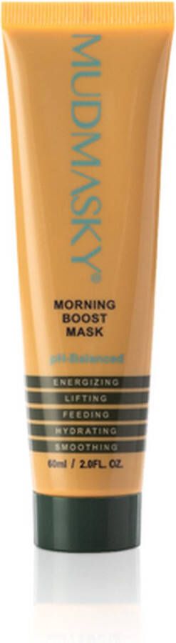 MUDMASKY Gezichtsmasker Morning Boost Mask Reinigend detox ochtendmasker energieboost Huidherstellend 2 Minuten Gezichtsmasker Kleimasker