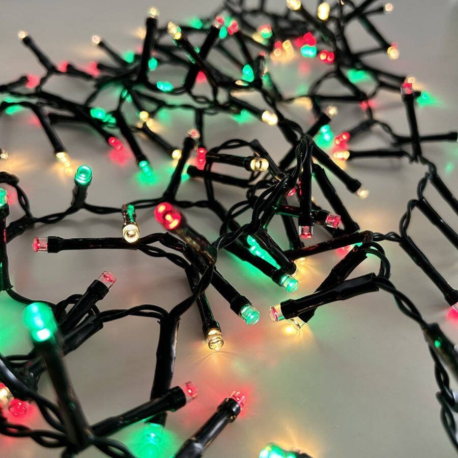 Multicolor Design407.nl Verlichting Rood Geel Groen 4m 9 standen Indoor en Outdoor Batterijen Carnaval Vastelaovend Carnaval decoratie Carnaval accessoires Carnaval versiering Limburg Lampjes Lichtslinger Binnen en Buiten