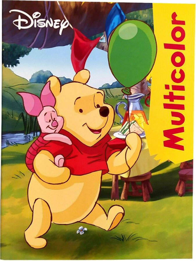 Disney MultiColor kleurboek winnie the pooh speciaal voor kinderen uitermate geschikt voor kleurpotloden
