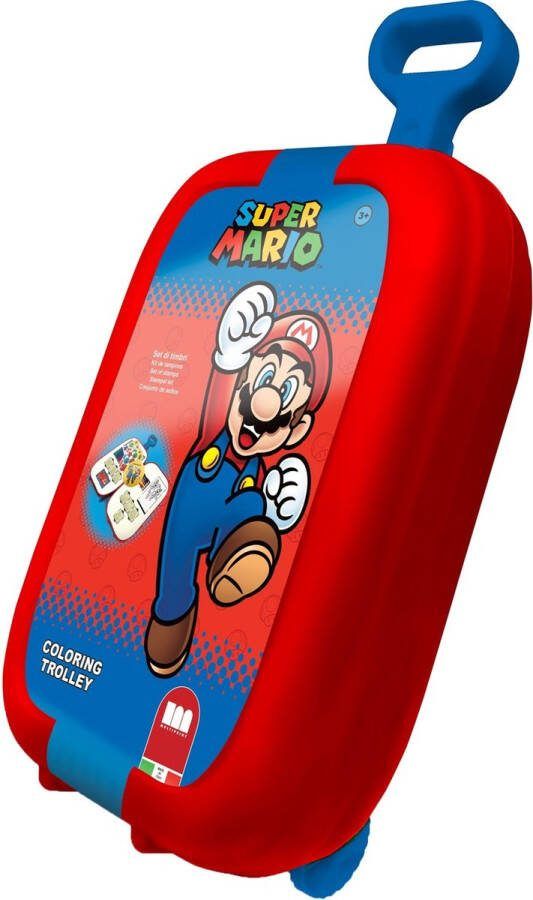 Multiprint Tekenset Trolley Super Mario: 63-delig