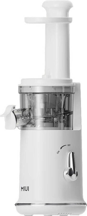 Multis Sapcentrifuge Slowjuicer Sapcentrifuge groente en fruit IJsmaker 2 in 1 Wit