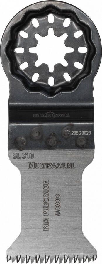 Multizaag SL310 Starlock Multitool zaagblad BIM Precision Japanse vertanding 50 mm