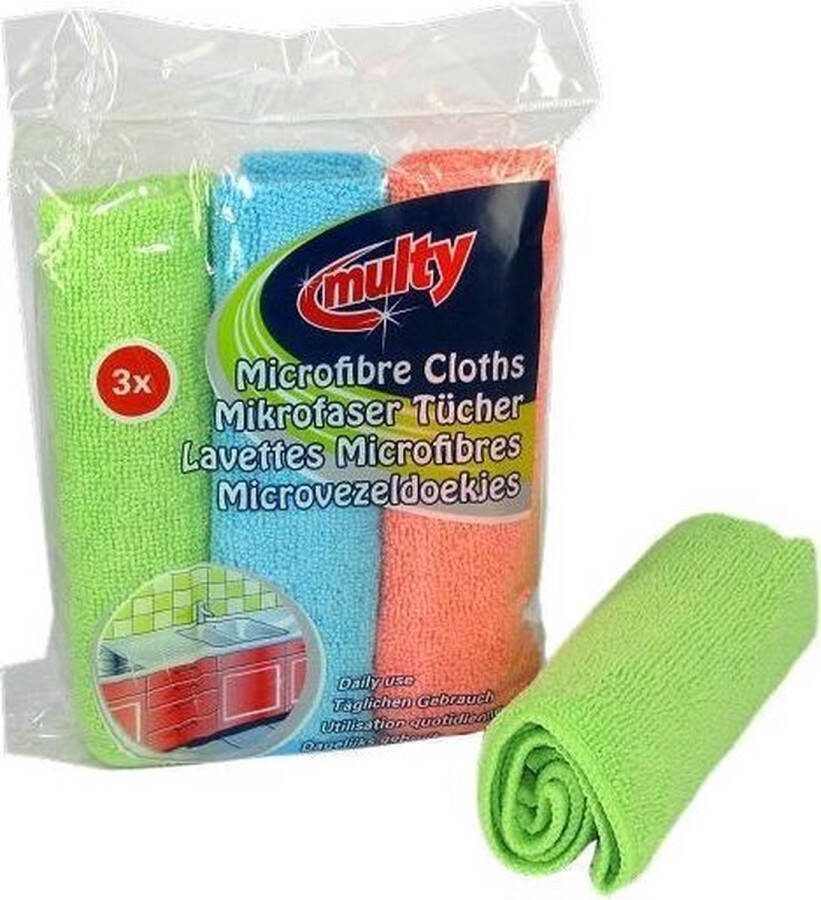 Multy Microvezeldoekjes 3 Stuks