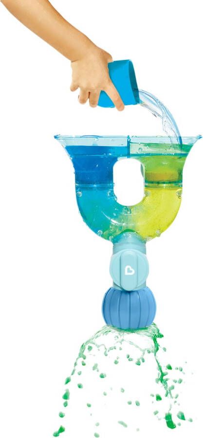 Munchkin ColorMix™ Lab Bad speelgoed voor baby's Trechter met 12 bruistabletten Badspeeltje voor Jongens en Meisjes