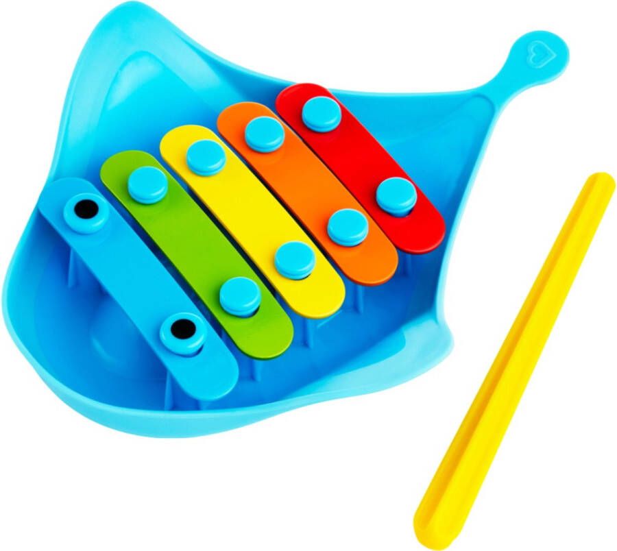 Munchkin Dingray Xylophone Bad speelgoed in de vorm van een Rog Muziekinstrument voor in bad Voor Jongens en Meisjes