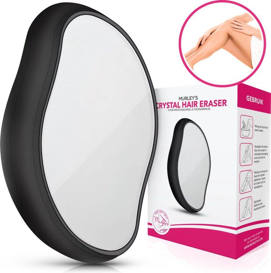MURLEY'S MURLEY S Crystal Hair Removal Krystal Remover Haarverwijderaar Epilator Pijnloze en Veilige Ontharing ZWART