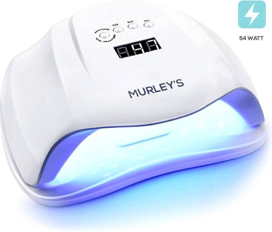 MURLEY'S Murley s Pro Dual Nagellamp Gellak Nageldroger UV LED Nagel Lamp 54 Watt 36 LED s