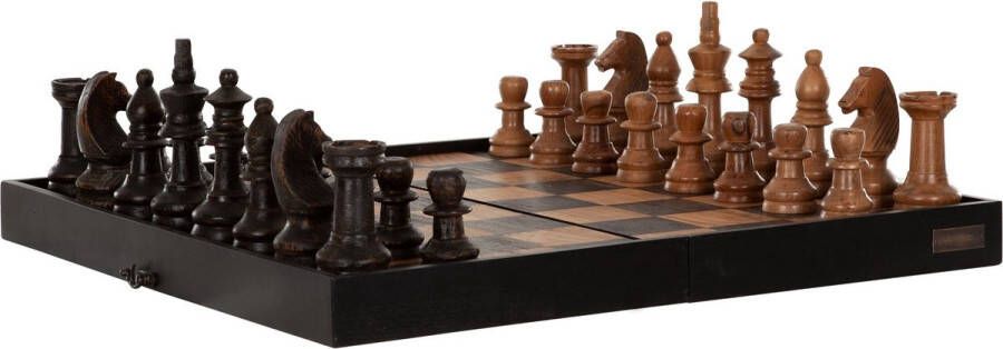 Must Living Chess Board Karpov 10x60x30 cm recycled teakwood