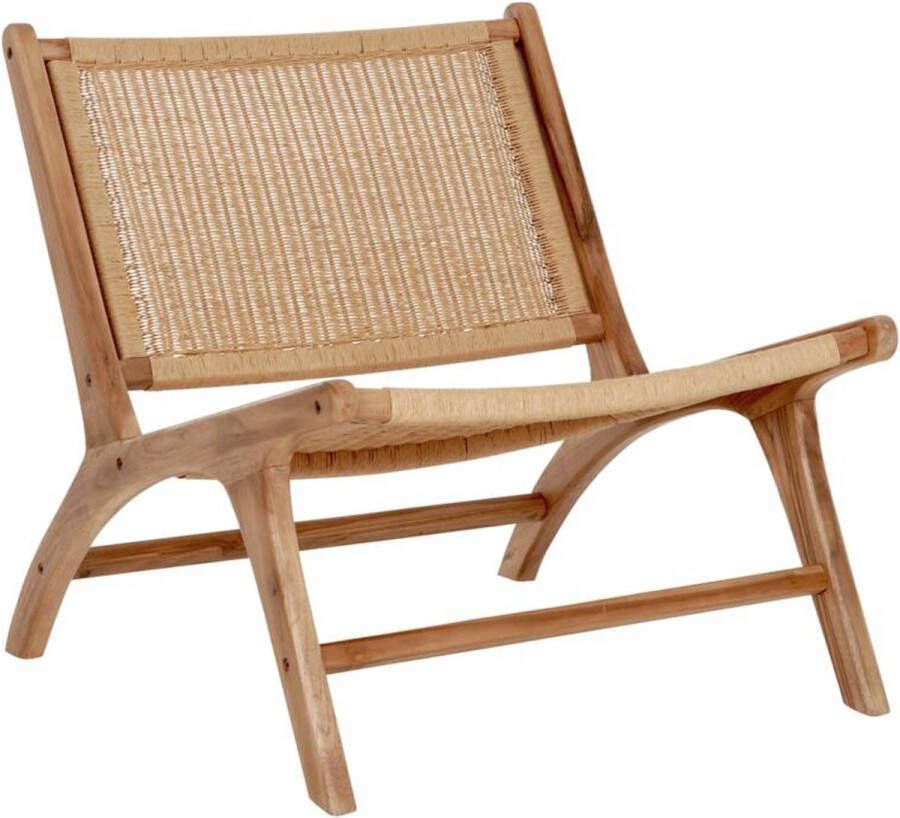 Must Living Lounge chair Lazy Loom Natural 69x65x76 cm teakwood