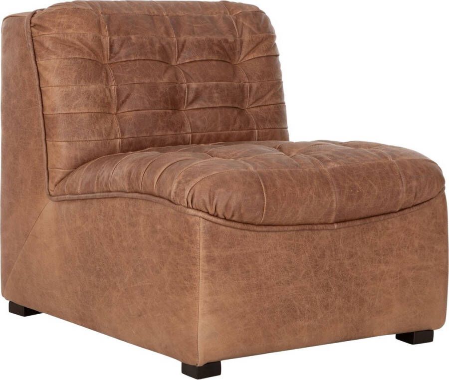 Must Living Lounge chair Liberty 75x67x85 cm buffalo leather cognac
