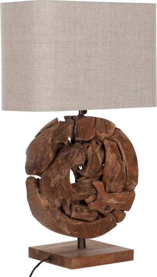 Must Living Table lamp all around the world 70x35x25 cm linen natural shade