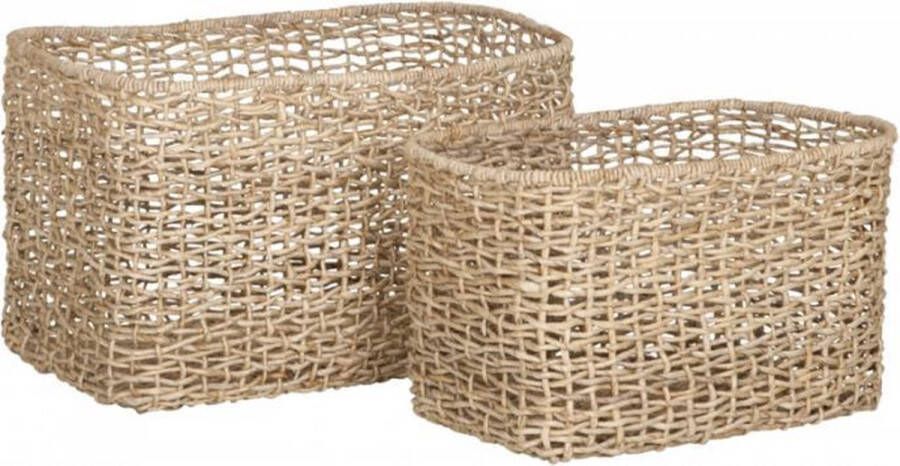 Must Living Basket square set of 2 21xØ25 cm | 22xØ30 cm