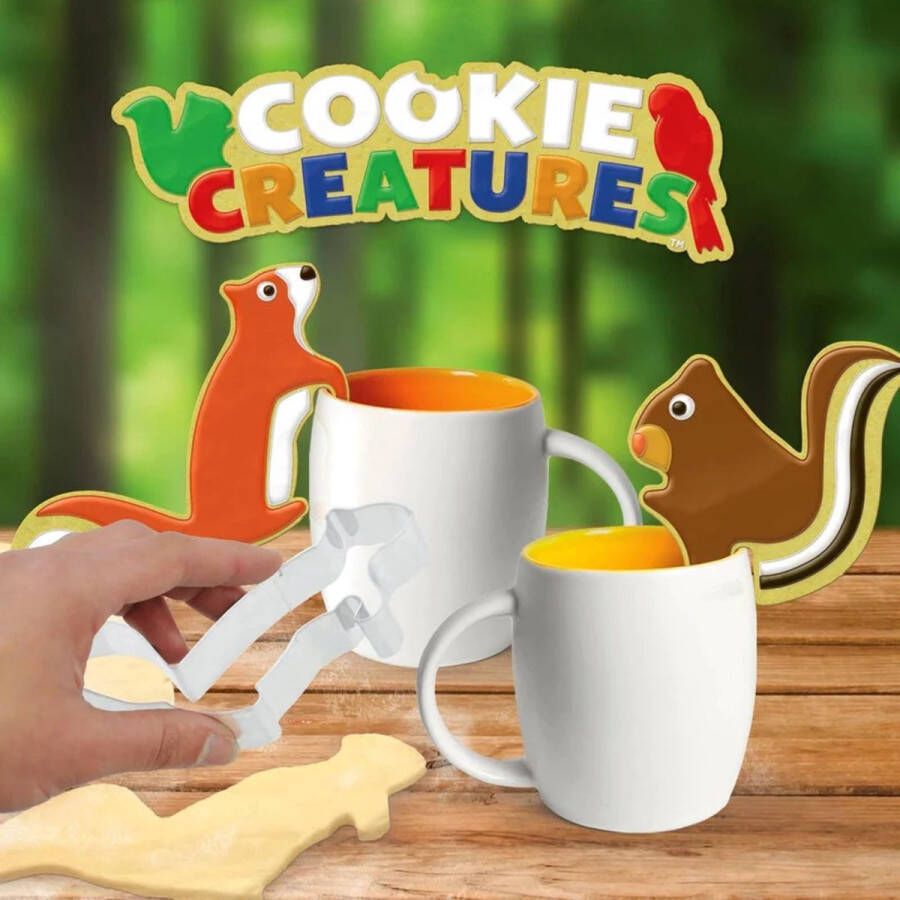 Mustard Koekvormpjes Dieren Cookie Creatures Eekhoorns