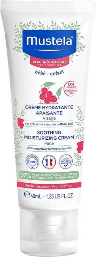 Mustela Hydraterende Gezichtscrème voor Baby's Sensitive Skin (40 ml)
