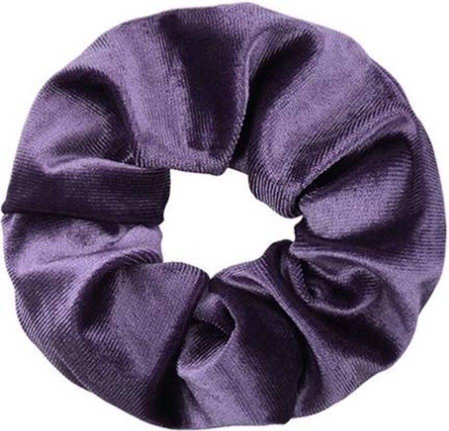 MustHaves Scrunchie Haarelastiek Velvet Lila Paars