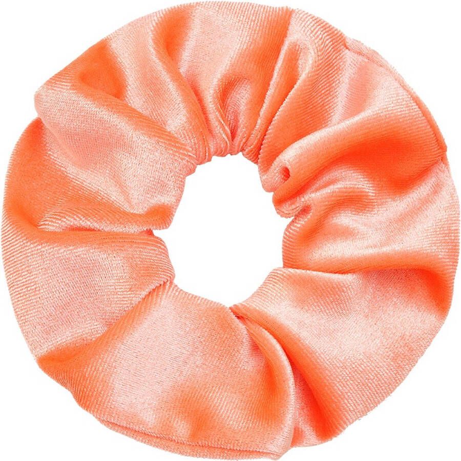 MustHaves Scrunchie Haarelastiek Velvet Oranje