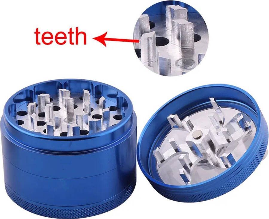 Mut Grinder met grip 40mm mini Donkergrijs Herbal Grinder Accessoires crusher vermaler kruimelaar koffie molen kruiden molen kruiden vergruizer pulverizer