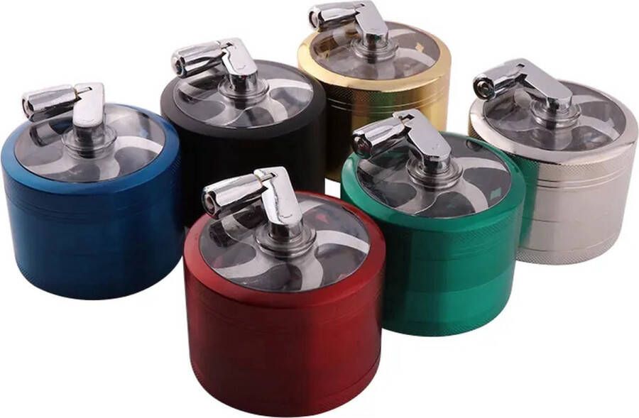 Mut Grinder met grip 40mm mini Groen Herbal Grinder Accessoires crusher vermaler kruimelaar koffie molen kruiden molen kruiden vergruizer pulverizer