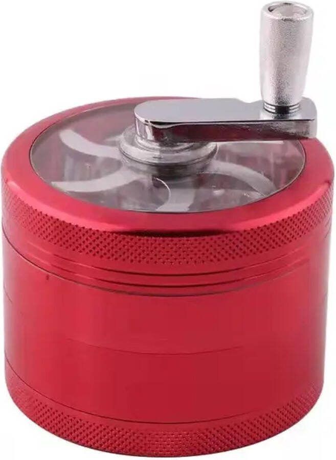 Mut Grinder met grip 40mm mini zilver Herbal Grinder Accessoires crusher vermaler kruimelaar koffie molen kruiden molen kruiden vergruizer pulverizer
