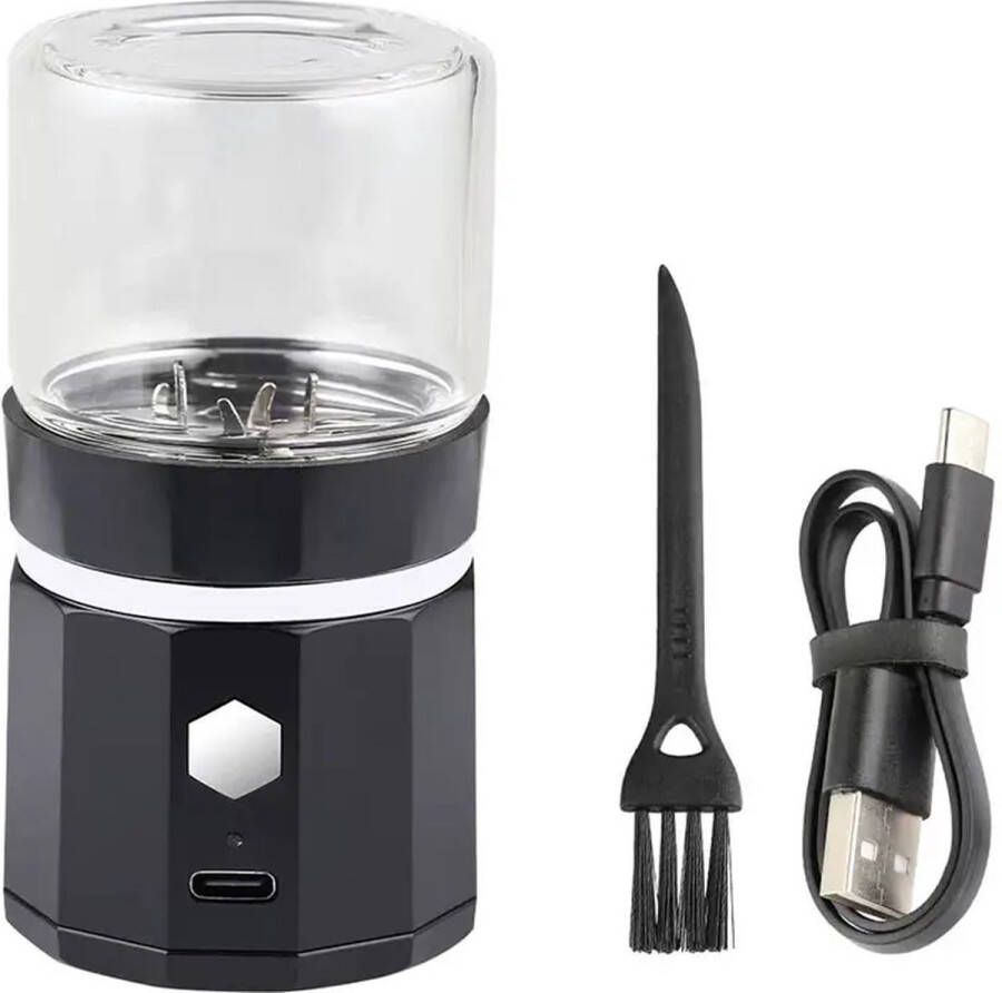 Muthome.com Grinder elektrisch accu luxe design Premium Kwaliteit Roestvrij Staal Perfect voor het Malen van Kruiden en Specerijen crusher vermaler kruimelaar pulverizer vergruizer koffie molen Kruidenmolen 1