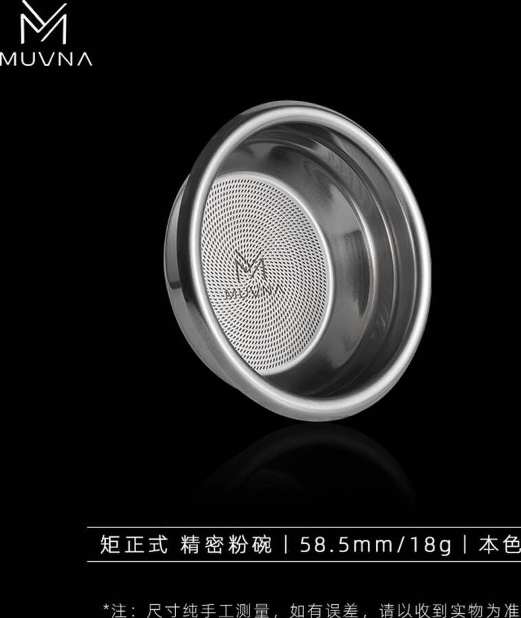 MUVNA Koffiefilter Matrix True color 58mm 18g