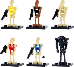 MW battle droid starwars figuur past op lego sets