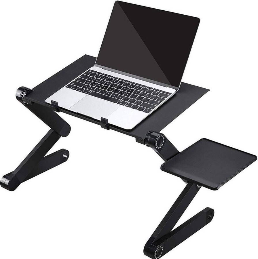MW Opvouwbare Laptoptafel Laptop bureau Verstelbare bureautafel Inclusief muisbord Draagbare laptop stand (Anti-Slip)