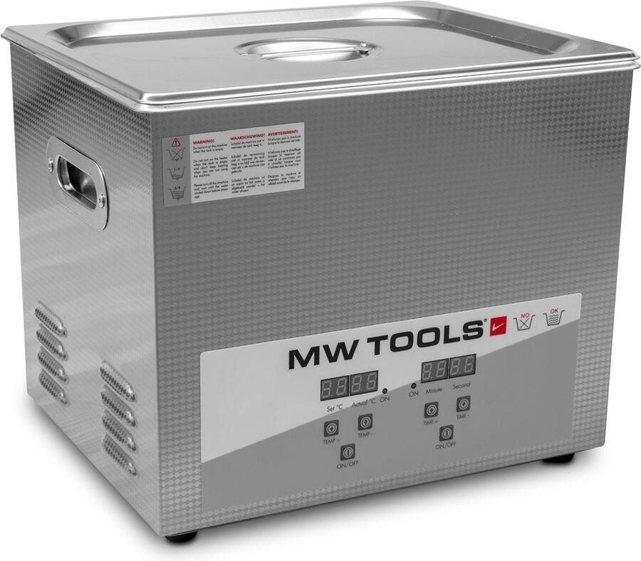 MW Tools Ultrasoonreiniger 10L 540W 300x240x150 UCC010