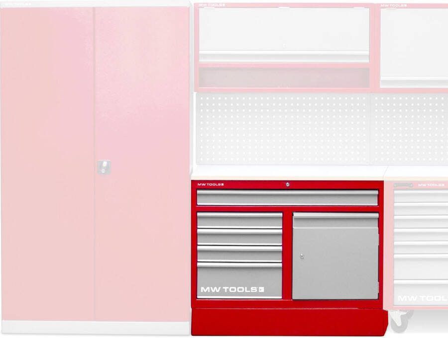MW Tools Praco werkbank 5 lades + 1 kast PRAL5