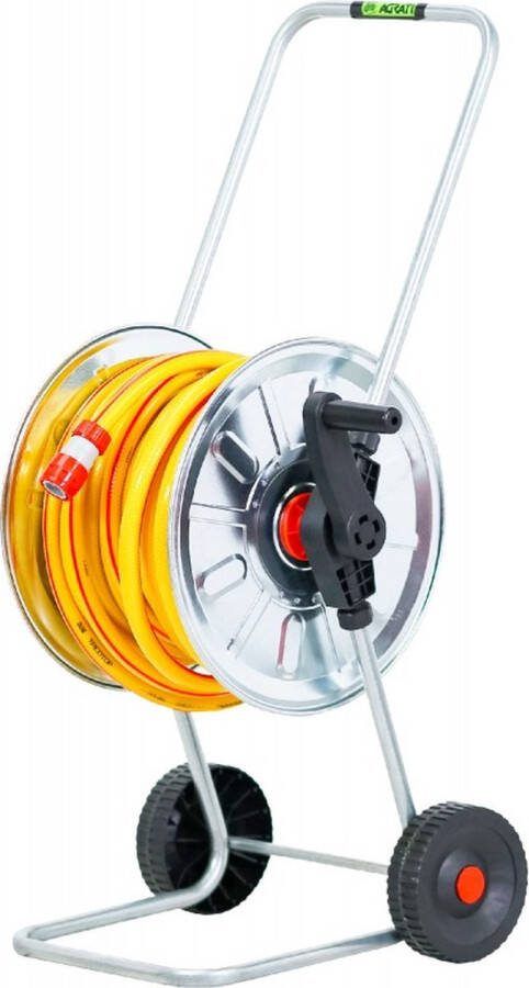MW Tools Set slangenwagen verzinkt staal met waterslang Tricotop 25m MW-Tools HS58V