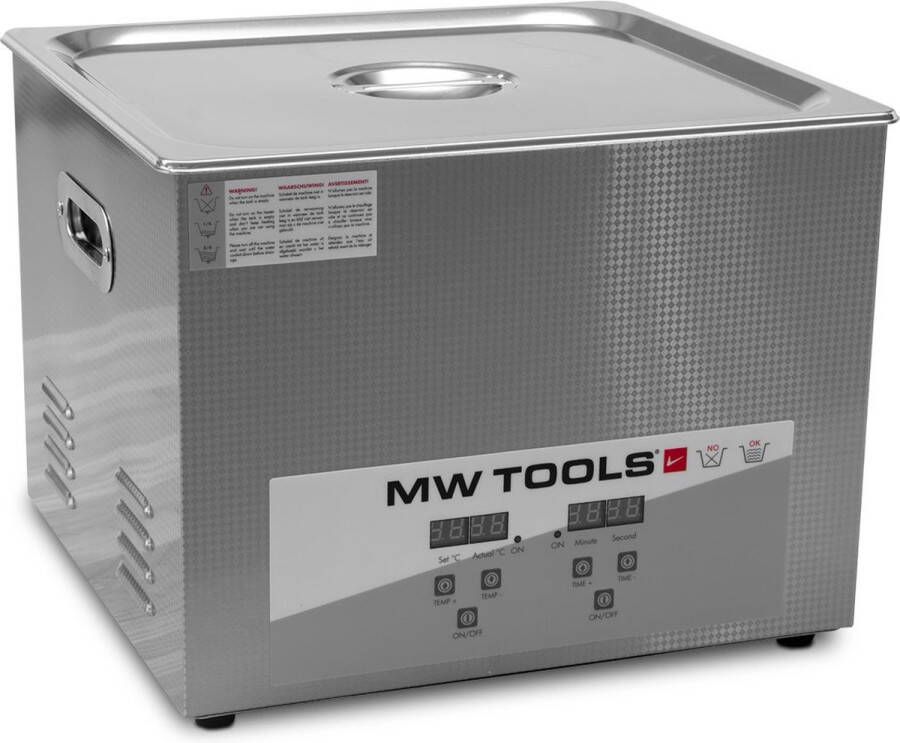 MW Tools Ultrasoonreiniger 15L 760W 330x300x150 UCC015
