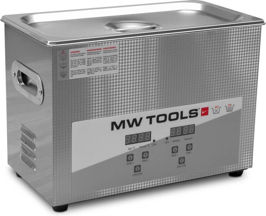 MW Tools Ultrasoonreiniger 4 5L 380W 300x150x100 UCC004