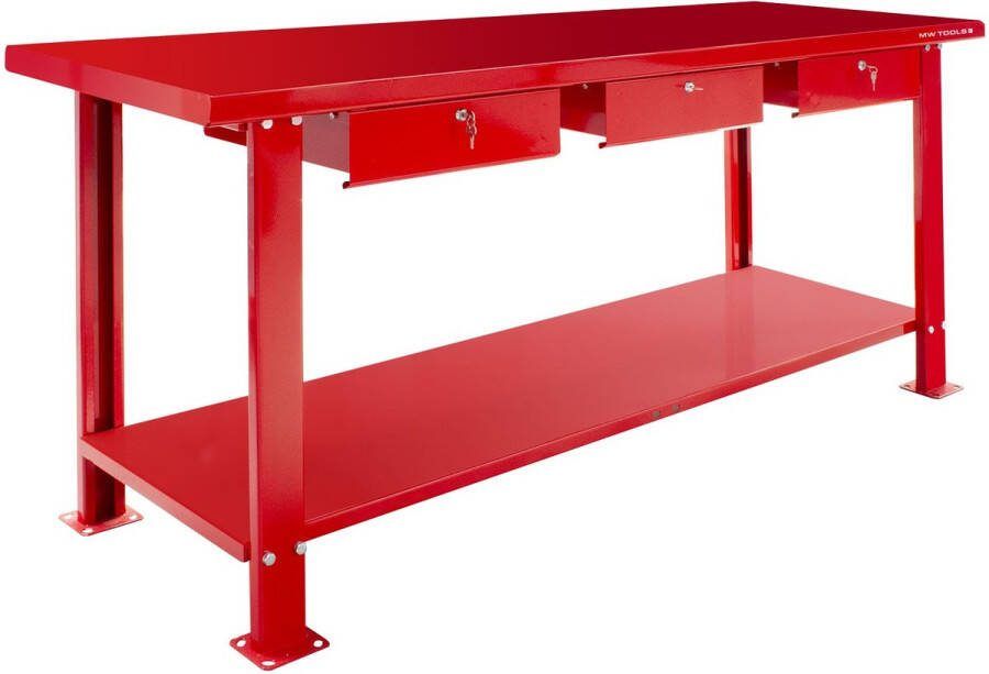MW Tools Werkbank 200 cm 3 lades DER2000