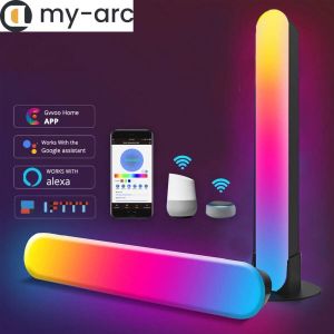 My Arc Slimme LED-lichtbalken RGBIC Smart Ambiance Flow Lights Bar voor gaming pc tv kamerdecoratie