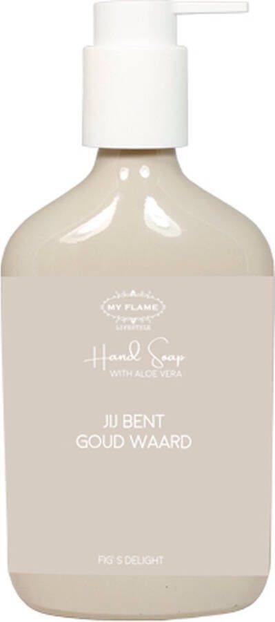 My Flame Lifestyle MY FLAME Handzeep Jij bent goud waard Fig's Delight 350 ml