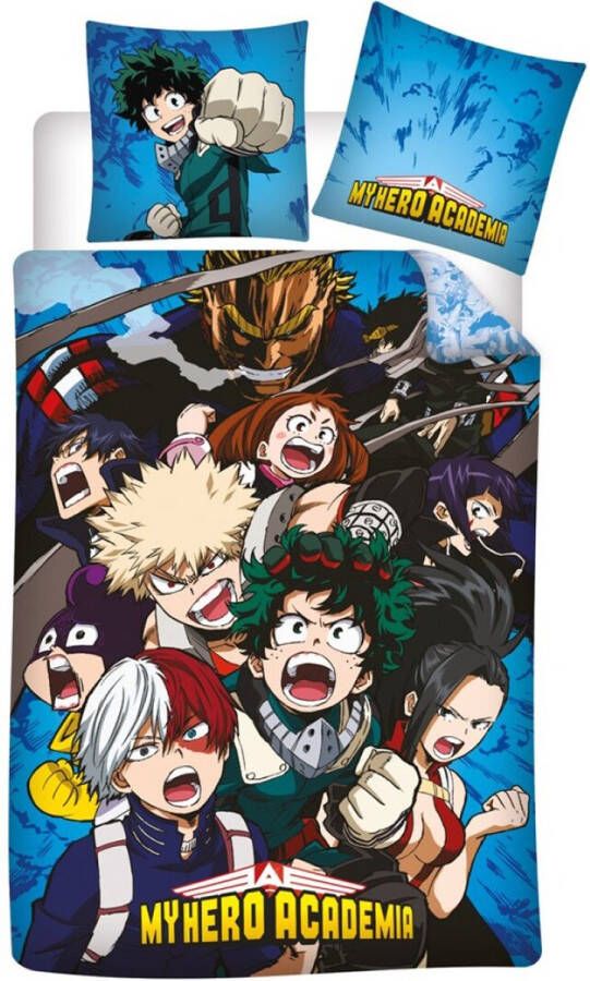 My Hero Academia Dekbedovertrek Izuku Eenpersoons 140 x 200 cm Katoen