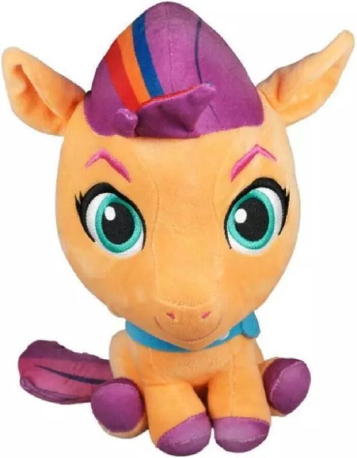 My Little Pony Sunny Starscout – Angels Pluche Knuffel 30 cm {Speelgoed Knuffeldier voor kinderen jongens meisjes : Een nieuwe generatie Bekend van Netflix Pipp Petals Zipp Storm Sunny Starscout Izzy Moonbow Hitch Trailblazer}